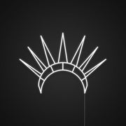 Crown Statue of Liberty Neon Sign