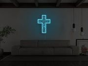 Crucifix Neon Sign