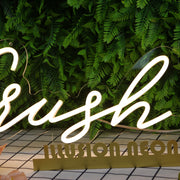 Crush It Yellow Neon Sign