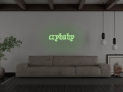 Crybaby Neon Sign