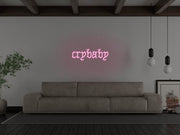 Crybaby Neon Sign