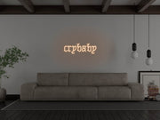 Crybaby Neon Sign