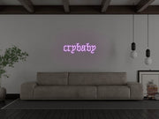 Crybaby Neon Sign