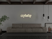 Crybaby Neon Sign