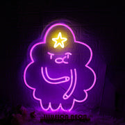 Crying Purple Cloud Custom Neon Sign