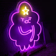 Crying Purple Cloud Custom Neon Sign