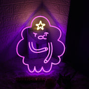 Crying Purple Cloud Custom Neon Sign