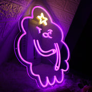 Crying Purple Cloud Custom Neon Sign