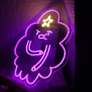 Crying Purple Cloud Custom Neon Sign