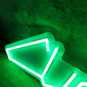 Cuda Green Neon Sign