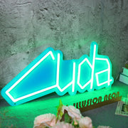 Cuda Green Neon Sign