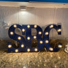 Steel Marquee Letter Custom SBC High-End Custom Zinc Metal Marquee Light Marquee Sign