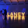 Steel Marquee Letter Laney High-End Custom Zinc Metal Marquee Light Marquee Sign