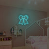 Cute Bowknot Neon Sign For Girls Decor