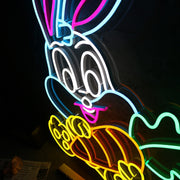 Cute Bunny Rabbit Neon Sign