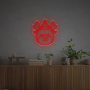 Cute Christmas Elk LED Neon Sign