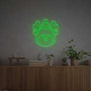 Cute Christmas Elk LED Neon Sign