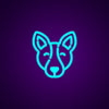 Cute Dog Neon Sign