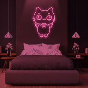 Cute Kitty V2 Neon Sign