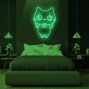 Cute Kitty V2 Neon Sign