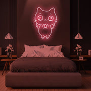 Cute Kitty V2 Neon Sign