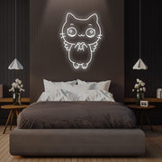 Cute Kitty V2 Neon Sign