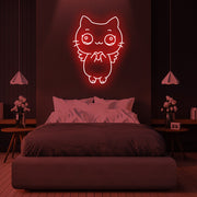 Cute Kitty V2 Neon Sign