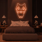 Cute Kitty V2 Neon Sign