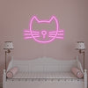 Cute Pink Cat Neon Sign