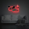 Cute Red Dog LED Neon Acrylic Artwork