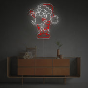 Cuty Santa Claus LED Neon Sign