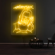 Cyberpunk 2077 Keanu Reeves Neon Sign