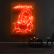 Cyberpunk 2077 Keanu Reeves Neon Sign