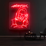 Cyberpunk 2077 Keanu Reeves Neon Sign