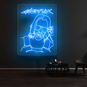 Cyberpunk 2077 Keanu Reeves Neon Sign