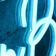 D And Ds BnB Blue Neon Sign