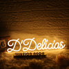 D Delicias Yellow Neon Sign