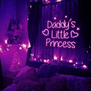 Daddys Little Princess Neon Sign