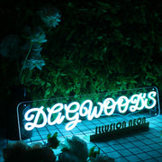 Dagwood's Blue Neon Sign