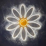 Daisy Flower Neon Sign