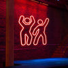 Dancing People Neon Sign