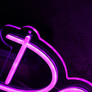 Danica Purple Name Neon Sign