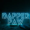 Dapper Paw Blue Neon Sign