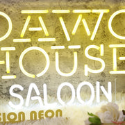 Dawg House Saloon Custom Neon Sign