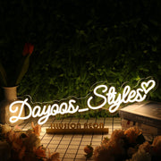 Dayoos Styles Yellow Neon Sign