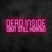 Dead Inside Neon Sign