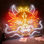 Deagon Head Neon Sign