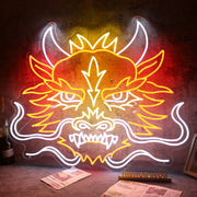 Deagon Head Neon Sign