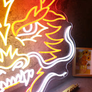 Deagon Head Neon Sign