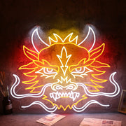 Deagon Head Neon Sign